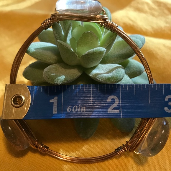 Bourbon And Boweties Gold Wrap Bangle Bracelet - Picture 6 of 8